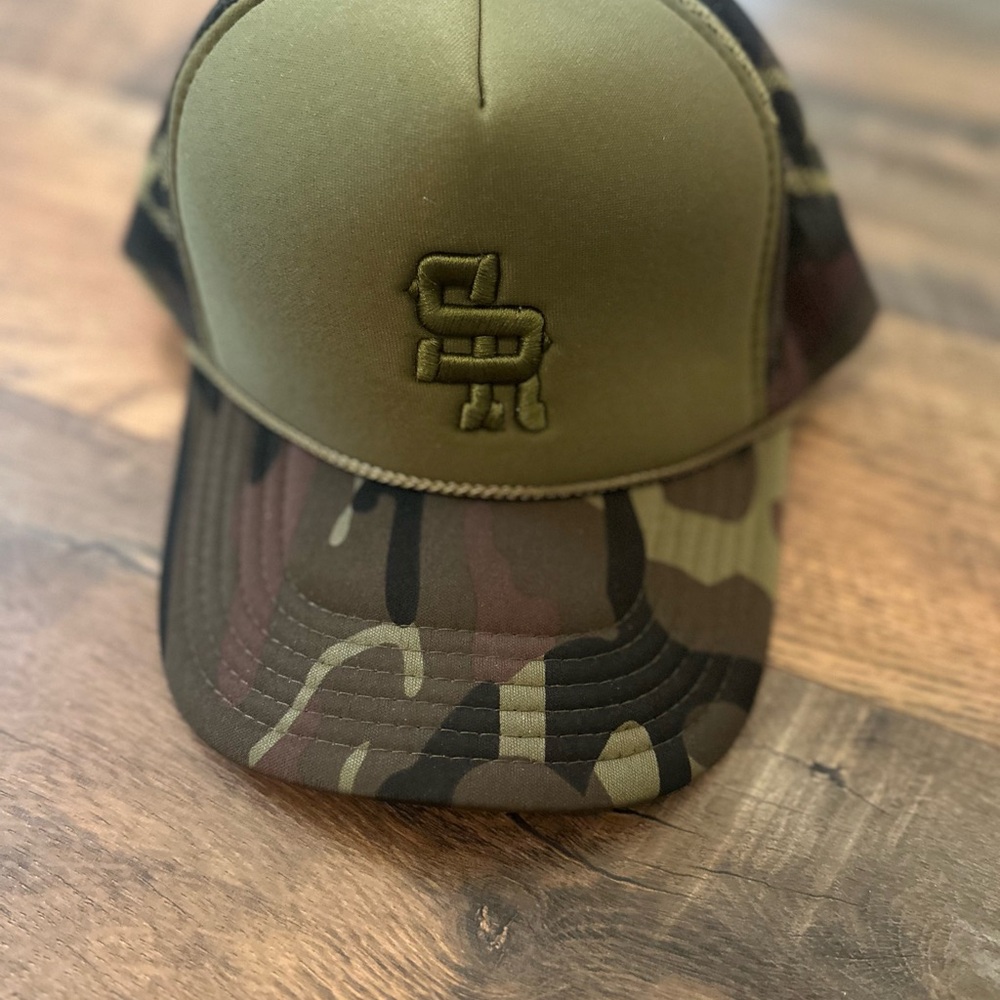 Camo Green Trucker Hat